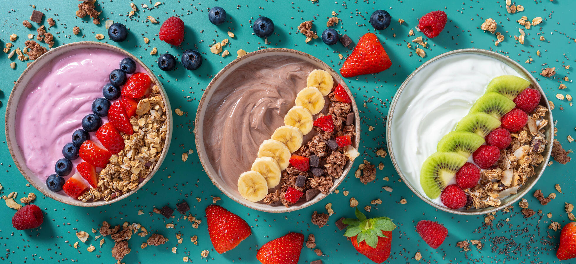 BOLES DE YOGUR para desayuno