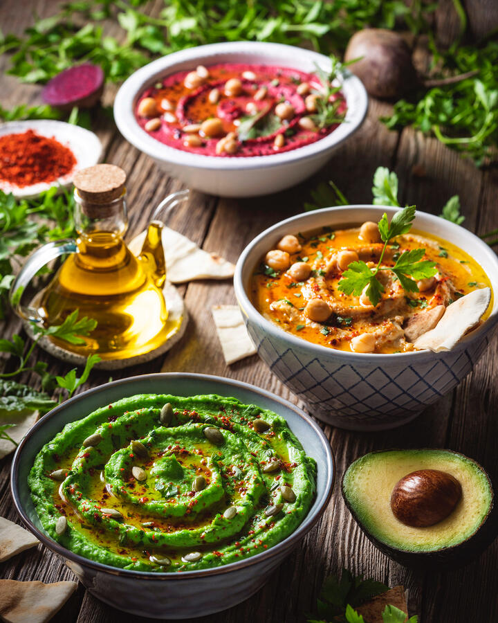 Varied Hummus