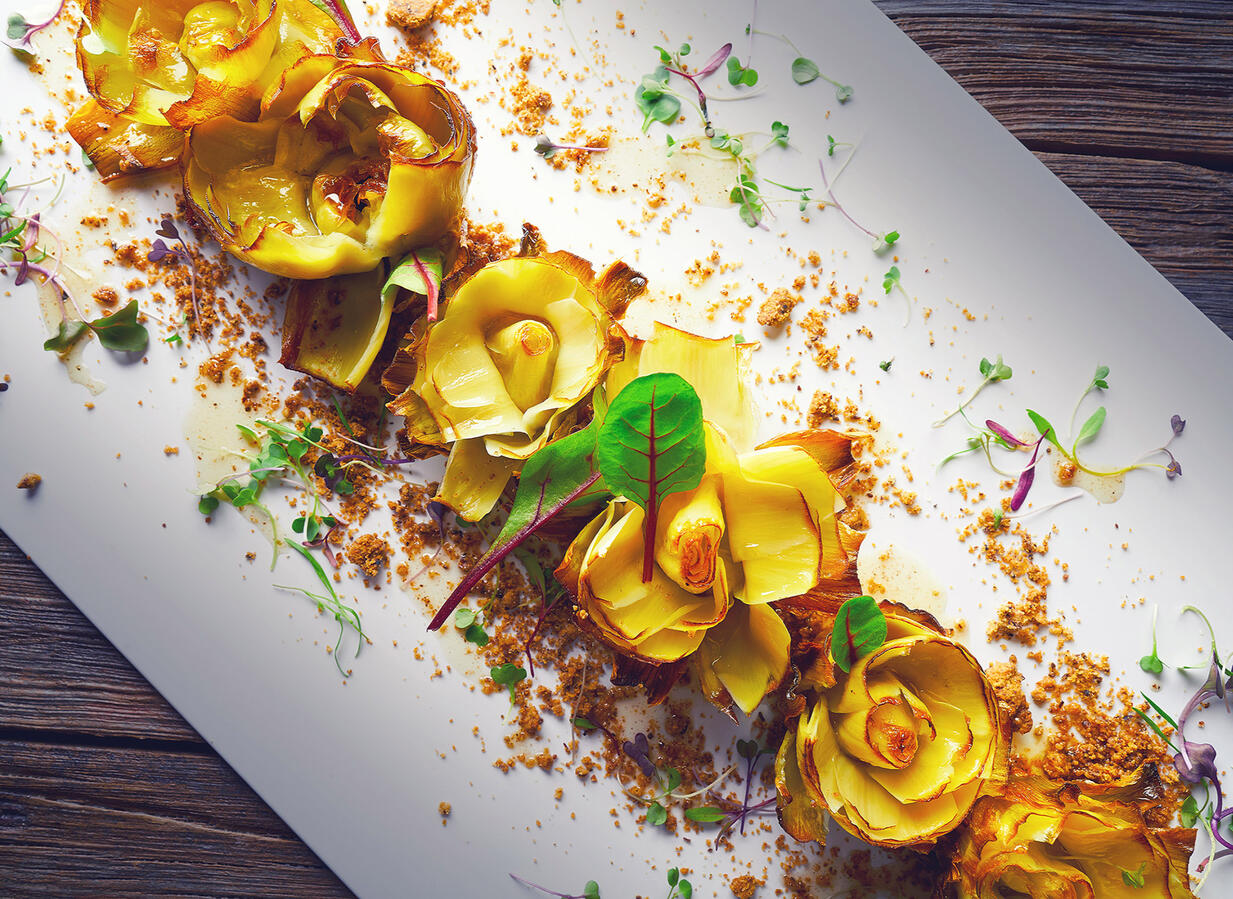 Rosas de alcachofa