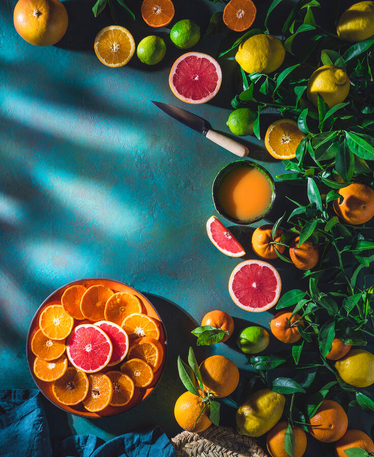 Mediterranean citrus fruits