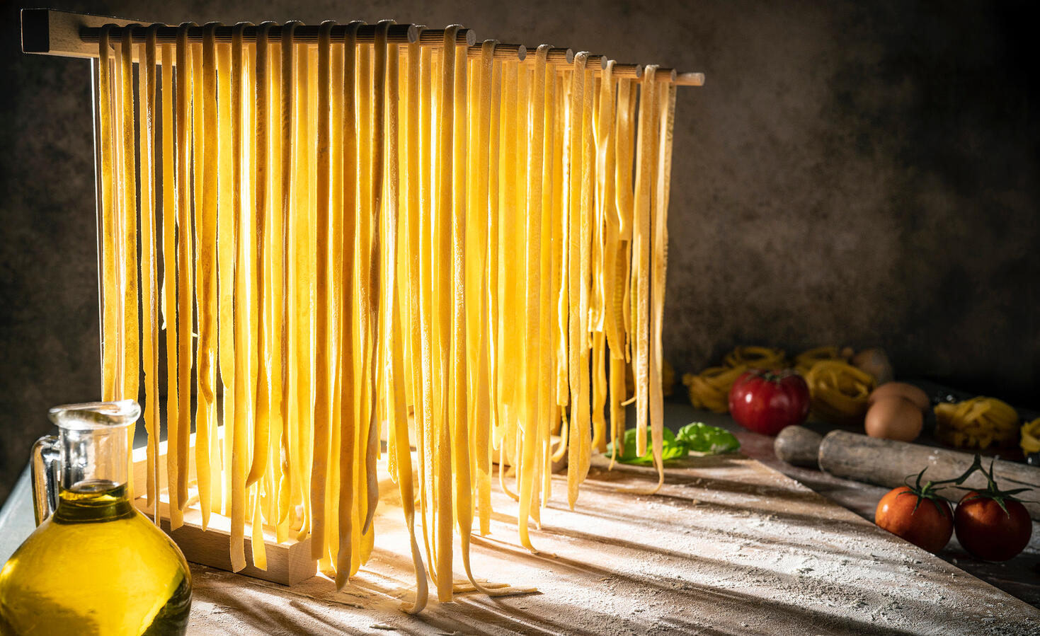 Homemade Italian pasta